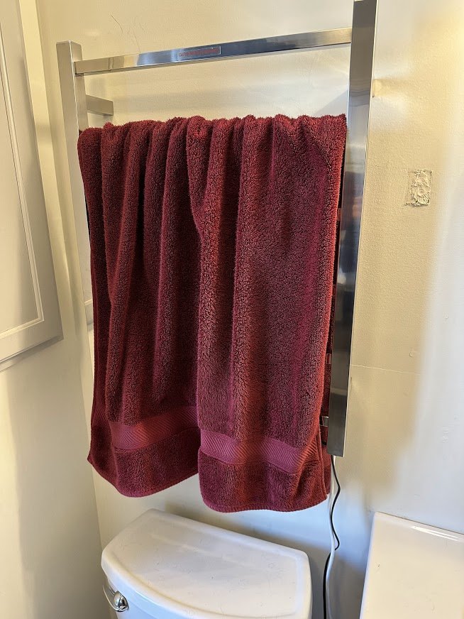 Heated Drying: Pad, Hanger, Towel