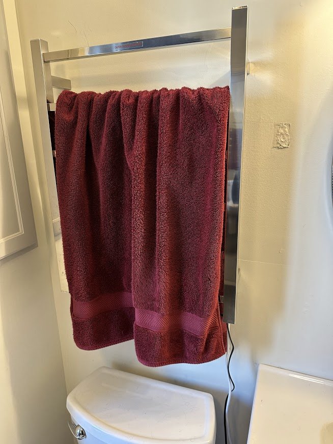 Heated Drying: Pad, Hanger, Towel