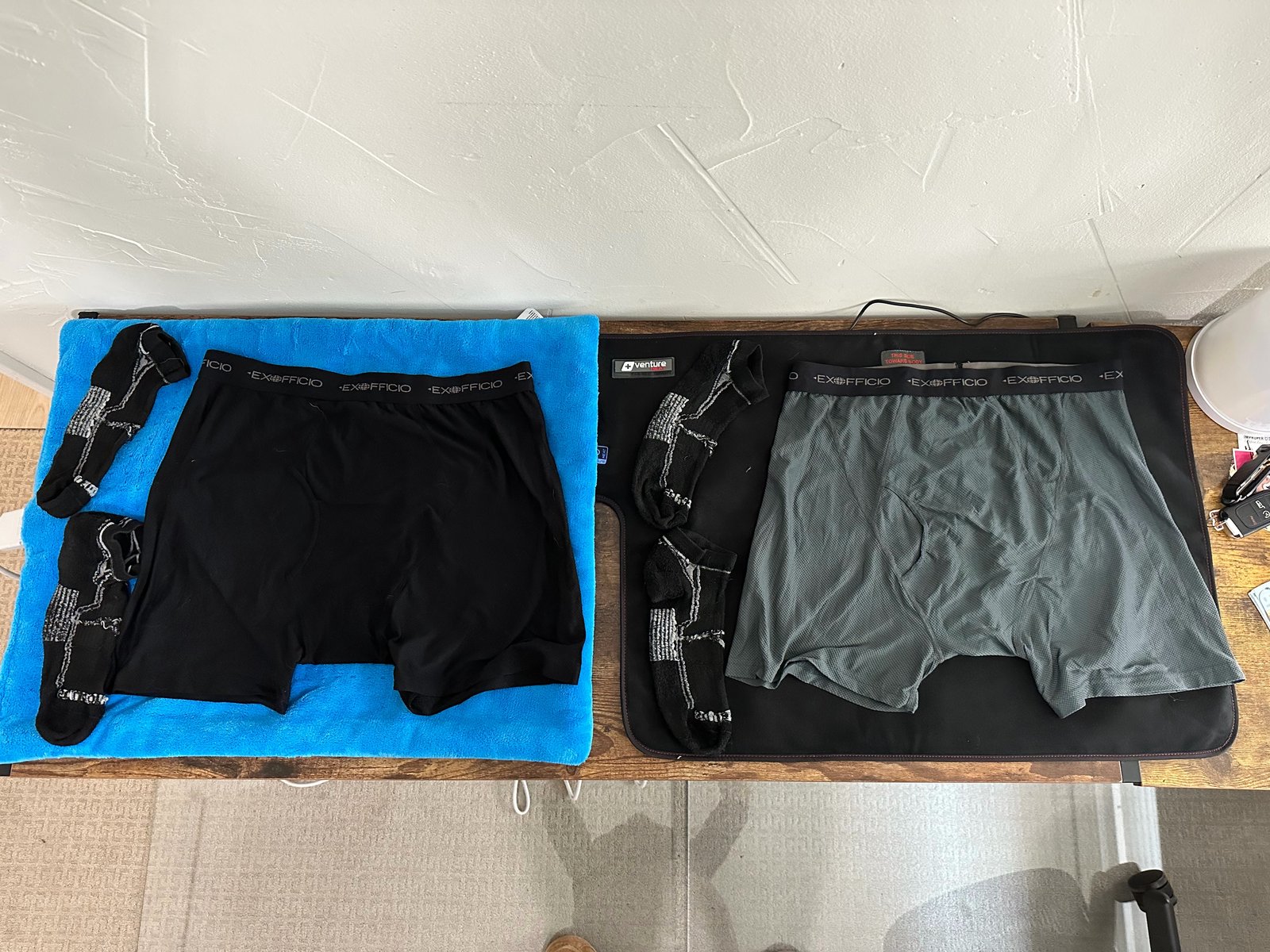 Heated Drying: Pad, Hanger, Towel